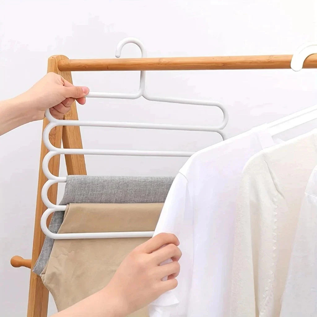 Cabide Multifuncional  – 5 Camadas | Praticidade e Organização em um Só Produto (COMPRE 3 E LEVE5)