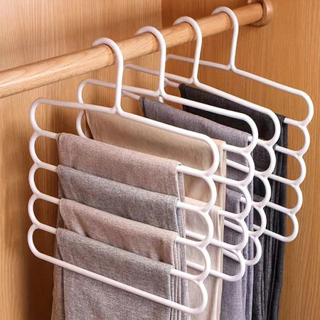 Cabide Multifuncional  – 5 Camadas | Praticidade e Organização em um Só Produto (COMPRE 3 E LEVE5)